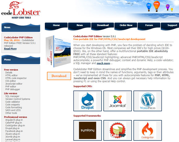 Codelobster - бесплатный PHP IDE
