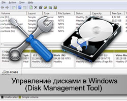Диски и Disk Management Tool