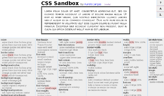 CSS Sandbox