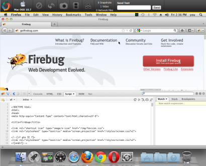Firebug на Mac 10.7