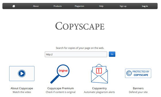 Сервис Copyscape.com