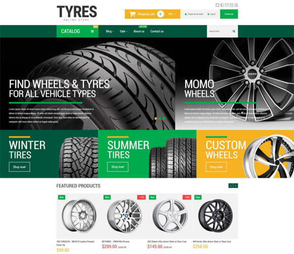 Tyres Shopify Store