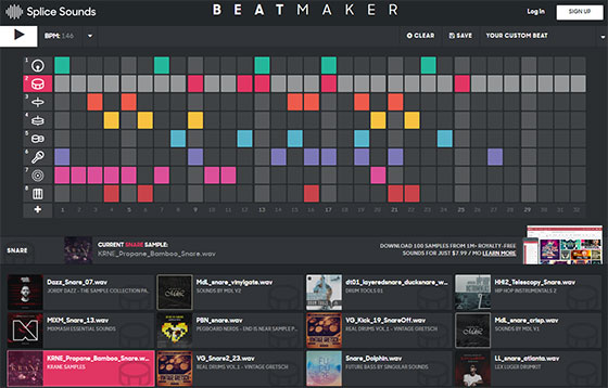Beatmaker - программа для создание битов онлайн