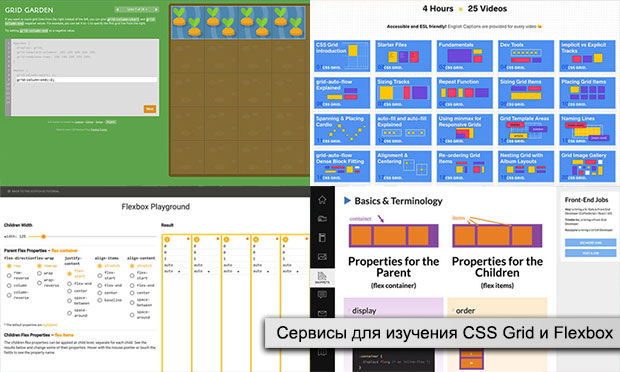CSS Grid Layout и Flexbox