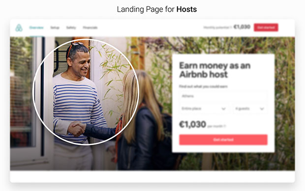 Airbnb лендинг для владельцев жилья