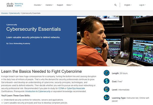 3. Курсы по кибербезопасности созданы Cisco Networking Academy